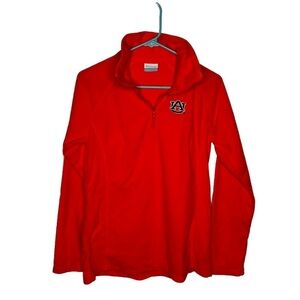 Auburn University Tigers‎ Columbia Womens Medium 1/4 Zip Fleece Pullover
